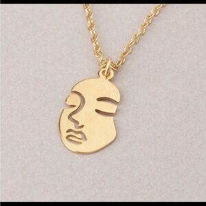 HLcollection Picasso Face necklace